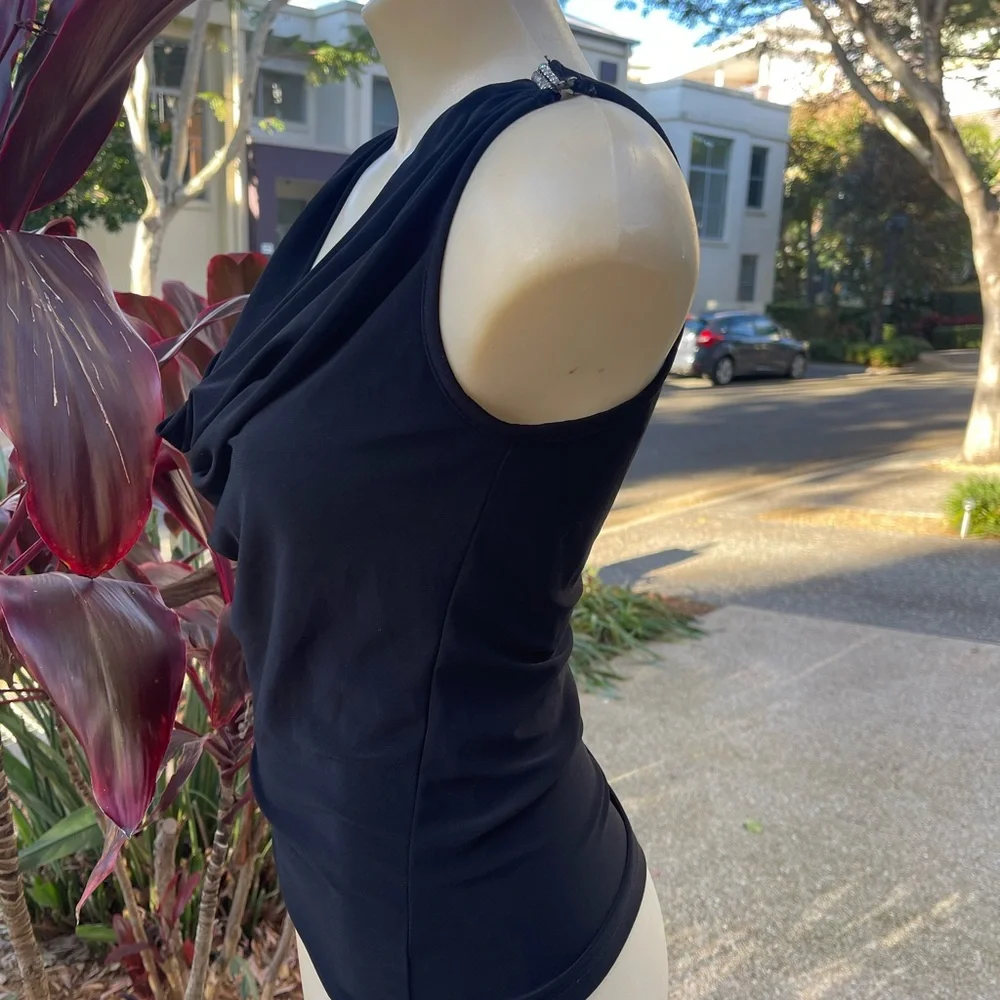 90s Vintage Cowl Neck Top - Picture 5 of 6